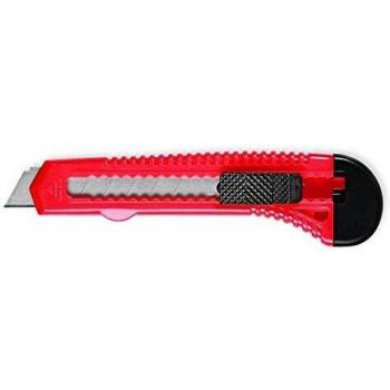 Cutter oficina plástico Bismark ancho 18mm.