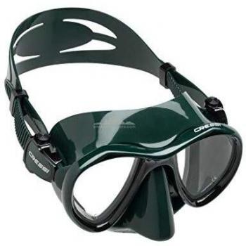 Cressi Metis Mask Máscara para apnea y Photo Sub, Volumen Interno mínimo, Unisex-Adult, Verde, Talla única
