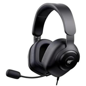 Auriculares Gaming Havit H2230U con cable 7.1 y micrófono extraíble - Negro