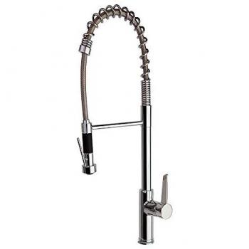 Grifo de Fregadero Profesional para Cocina con Caño Extraíble, Extensible y Orientable en Cromo - Ramon Soler