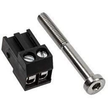 Conector 2 Polos para Salida de Relé Aquaero - Accesorio de Refrigeración Negro