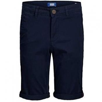 Jack & Jones Junior Jjibowie Jjshorts Solid Sa Jr Bermudas, Blazer Azul Marino, 152 para Niños