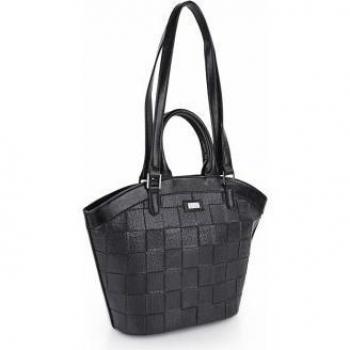 Lois Bolso Tote para Mujer con Doble Asa, Modelo 316581 en Color Negro, Material Polipiel/PVC
