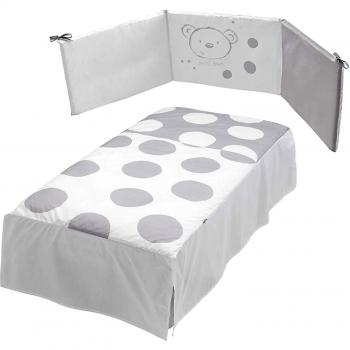 Conjunto de Edredón y Protector Sweet Bear para Cuna 120x60 de Micuna