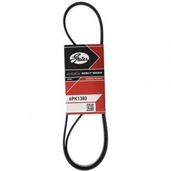 Correa trapecial poli V GATES 6PK1380, tipo de producto: correa V ribbed, longitud: 1380 mm, número de ranuras: 6