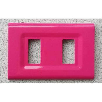 Placas ABS Fucsias Serie Magic Elite Bticino Compatibles - 5 Foros