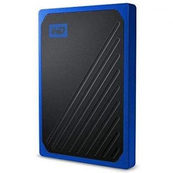 WD My Passport Go 1 TB, disco duro sólido externo - acabado cobalto