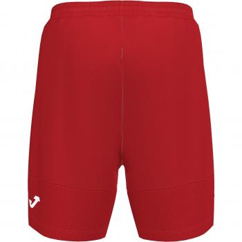 Short Joma Toledo II Hombre Rojo - Material: poliéster, Tecnología Dry MX para transpirabilidad, Cintura elástica con cordón ajustable, Diseño moderno y ligero, Ideal para deporte y actividades al aire libre