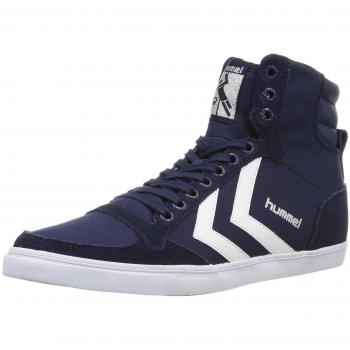 Hummel Slimmer Stadil High-Top Sneakers - Blue Unisex