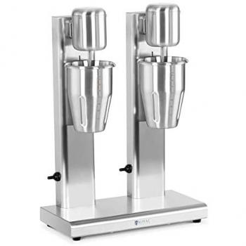 Batidora de batidos doble - 2 x 1 L - 15.000 rpm - Acero inoxidable