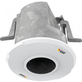 Axis t94b02l recessed mount monte accesorio para camara de seguridad monte gris blanco aluminio axis companion dome v axis m3044v axis m3045v axis m3046v