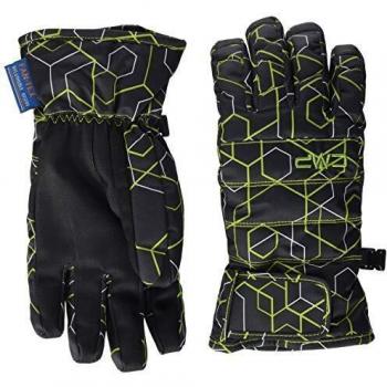 CMP 6525102j - Guantes Infantiles, Infantil, Color Antracite-Limegreen-B.Co, tamaño 6