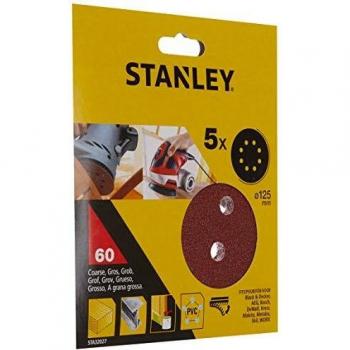 STANLEY STA32027-XJ 5 Discos ø 125 mm. Para lijadora rotorbital