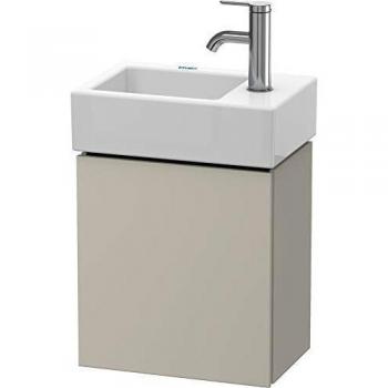 Mueble Bajo Lavabo Duravit L-Cube 36,4x24,1 cm, Suspendido, Apertura Izquierda, Color Taupe Mate