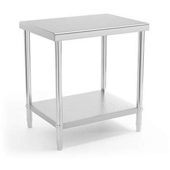 Mesa de Acero Inoxidable ECO - 80 x 60 cm - Capacidad de Carga 190 kg - Royal Catering