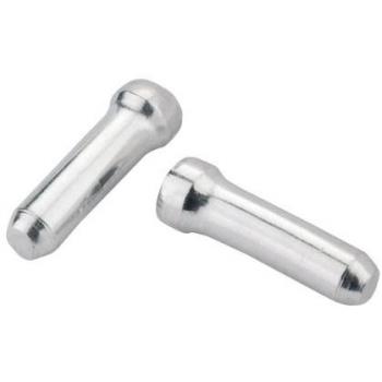 Jagwire Brake or Speed Cable Tips, 500 Pieces, silver