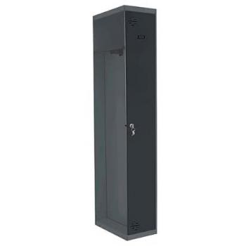 Taquilla SIMONLOCKER PROF. DISM. SINGLE-DIV 1/1 400 ADD A/A, Módulo Adicional, 1 Puertas, 1800x400x500 mm, Metal, Antracita