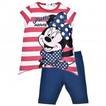 COJUNTO 2 PZ T-SHIRT + LEGGING MINNIE MOUSE W ROSA 23 M