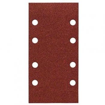 Lija rectangular 8 perforaciones con velcro 93x186mm g120 bl10