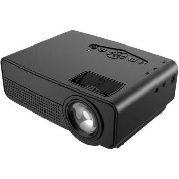 Proyector LED Mini HD 1080P de Bolsillo para Cine en Casa con Multimedia AV HDMI y USB