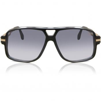 Cazal 6023/3 001 Men's Sunglasses Gold Size 60, Unique Vintage Pilot Sunglasses Black Unisex Size 60 MM