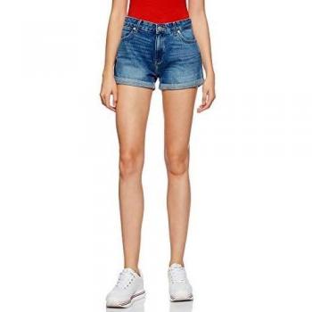 Wrangler Boyfriend Short Pantalones Cortos, Azul