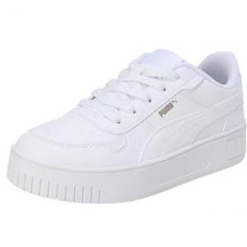 Zapatillas Puma Carina Street Blancas para Niña con Plataforma, Modelo Casual, Talla 32