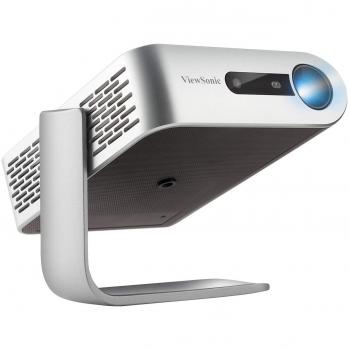ViewSonic M1 WVGA Proyector LED ultraportátil con altavoces duales Harman Kardon, plata