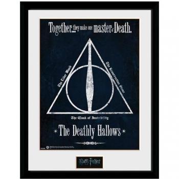 Harry Potter marco con fotografía, 16 x 12 inches, madera, The Deathly Hallows, 52x44x3 cm