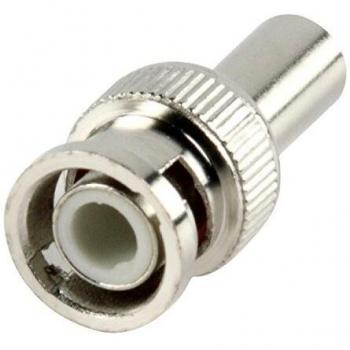 Valueline Connector BNC 6.0 mm Male Metal Silver