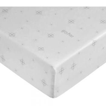 Bajera Harry Potter Stars Grey 100% algodón - Bajera Extrasuave, confortable y 100% MADE IN SPAIN para Cama de 135/140