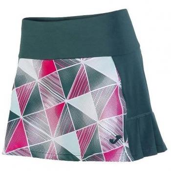Joma - Falda estampada grafity verde para mujer
