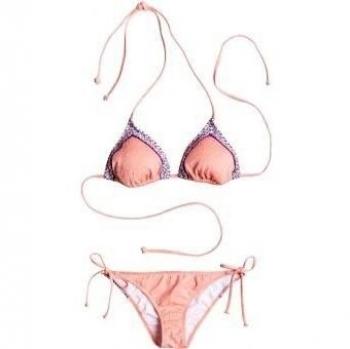 Roxy ERJX203055, Bikini para Mujer, Naranja, S