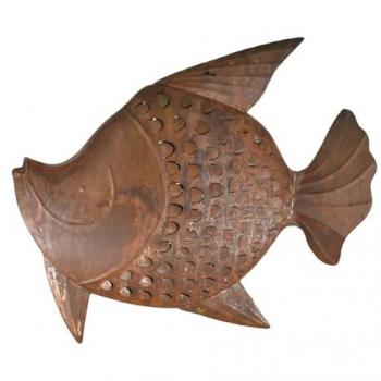Figura de Pez Marinero Marrón 49x62x19 cm - Decoración Home Decor