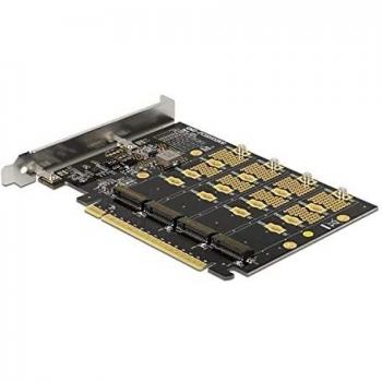 Tarjeta PCI Express x16 a 4x NVMe M.2 Interno - Bifurcación Delock 89017