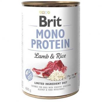 Comida Húmeda Brit Mono Proteína Cordero y Arroz 400 g