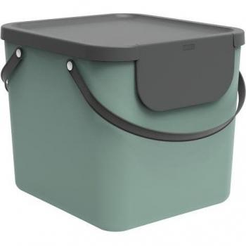 Cubo reciclaje apilable Albula 40 L - Verde