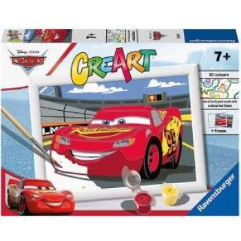 Kit de Pintura CreArt - Cars: Rayo McQueen, Ravensburger 20174