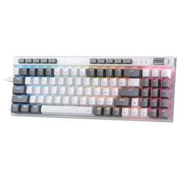 Redragon K655 75% RGB Wired Mechanical Gaming Keyboard - 78 Keys Hot-Swap, Aluminum Cover, Upgraded Socket, Quiet Linear Red Switch