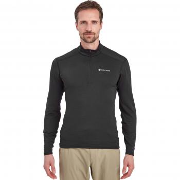 Montane Men's Protium Lite Pull-on Fleece, XL Black