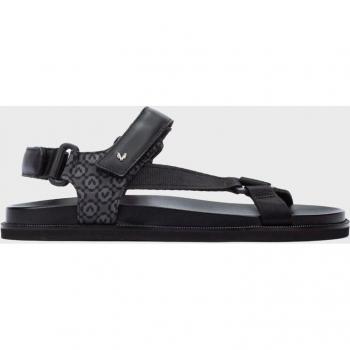 Sandalias de piel con cierre tobillero para hombre
