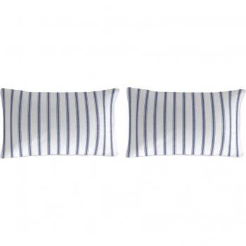 Juego de 2 fundas de almohada algodón Raya Basic El Caballo