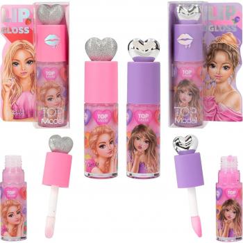 Brillo de Labios Glow Beauty and Me TOPModel - Modelos Surtidos 12811, brillo labial con efecto iluminador, fórmula hidratante, presentación en diferentes colores y diseños