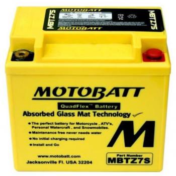 Batería Moto Motobatt 12V 6.5Ah 100A MBTZ7S Equivalente YTX5LBS, YTZ6S, YTZ7S