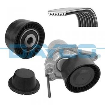 Kit de correas trapeciales poli V DAYCO KPV244 para Renault Megane 4