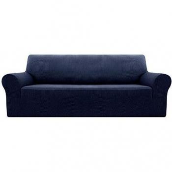 Deconovo Funda de Sofá Decorativas para Salón 4 Plazas Azul Marino