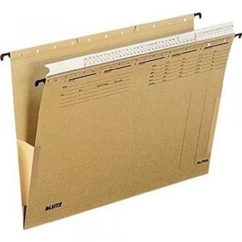 Bolsa Colgante Leitz Alpha A4 con Tira Organizadora en Natron, Color Naturbraun