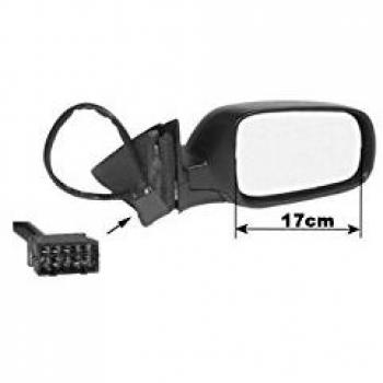 Espejo retrovisor VAN WEZEL 5837818 con ajuste manual, diseño aerodinámico, carcasa de plástico resistente, cristal templado y compatible con varios modelos de vehículos