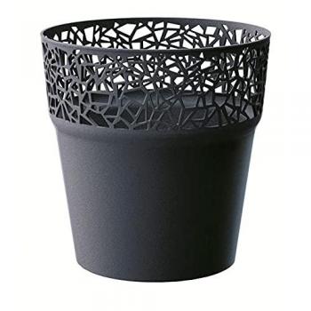 Maceta de Plástico Tree Prosperplast Antracita 17.5x17.5x17.9cm
