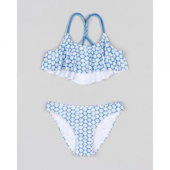 Bikini de niña estampado con doble tirante Losan